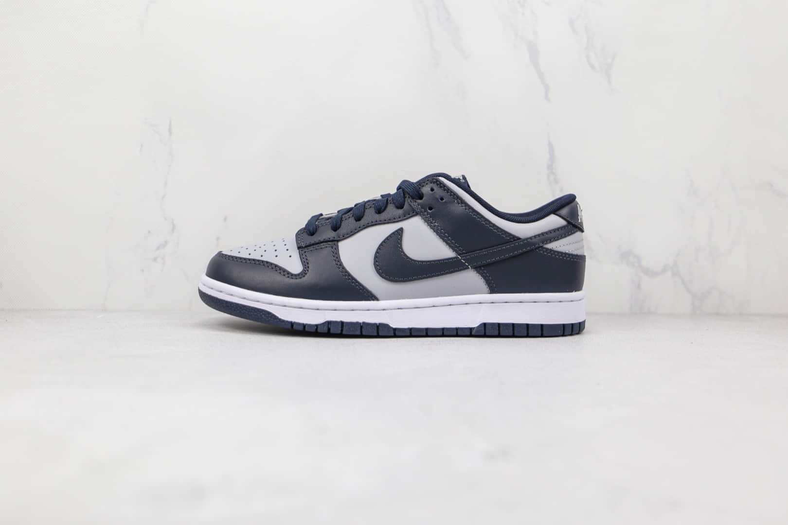 耐克Nike SB Dunk Low Georgetown纯原版本低帮SB DUNK乔治城灰深蓝色板鞋原楦头纸板打造 (ID:75109) - 图片1