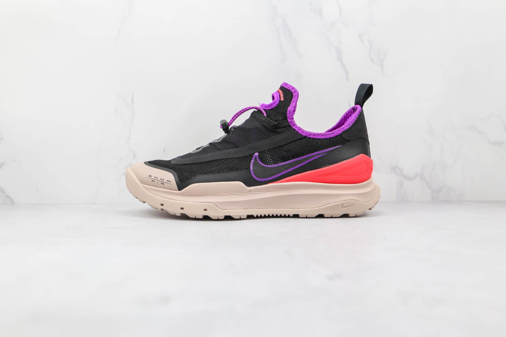 耐克Nike ACG Zoom Air AO纯原版本黑紫色ACG户外登山鞋原盒原标原楦头纸板打造 货号:CT2898-001