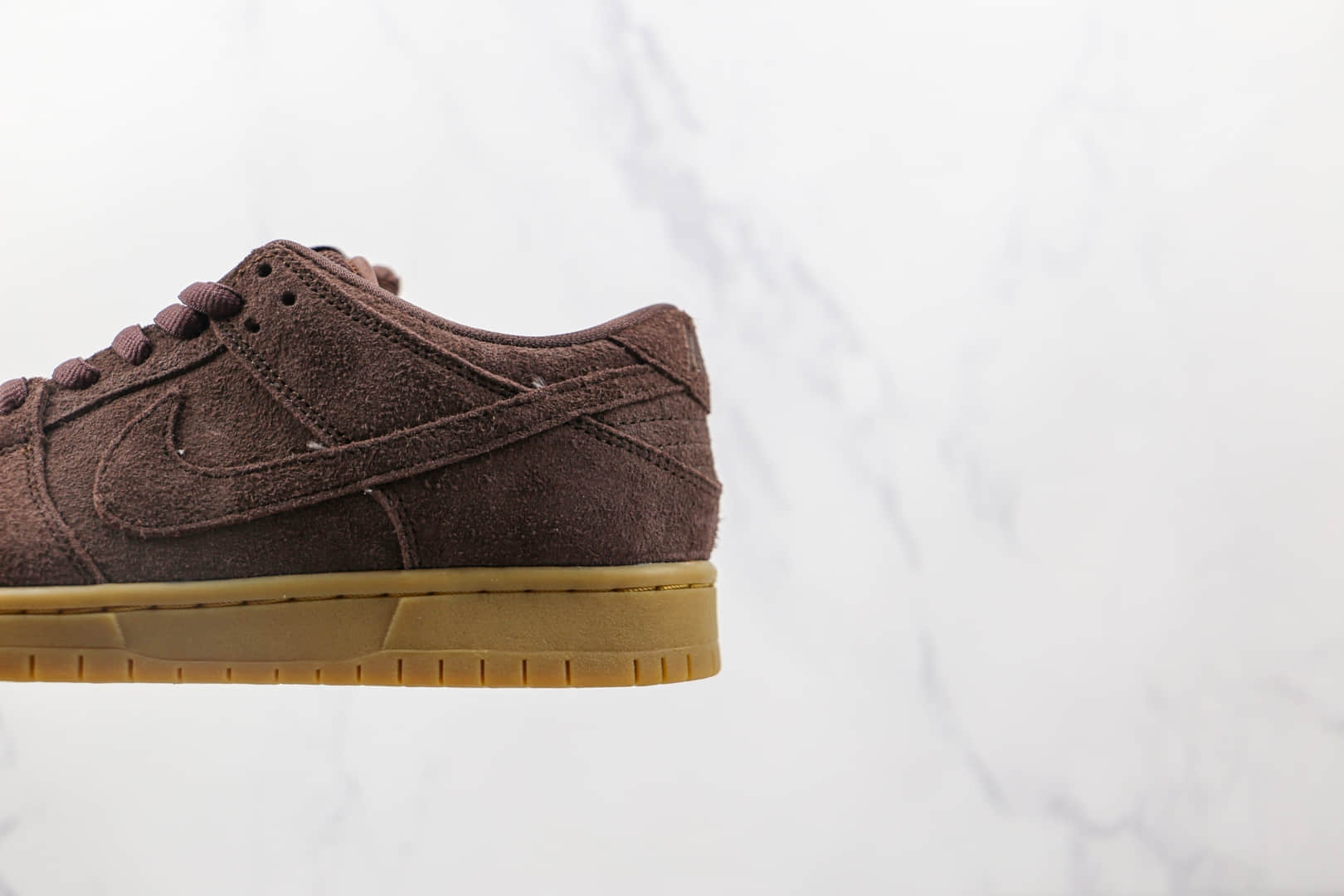耐克Nike Dunk SB Low纯原版本低帮SB DUNK大脚怪麂皮红褐色板鞋内置气垫 货号:313170-222