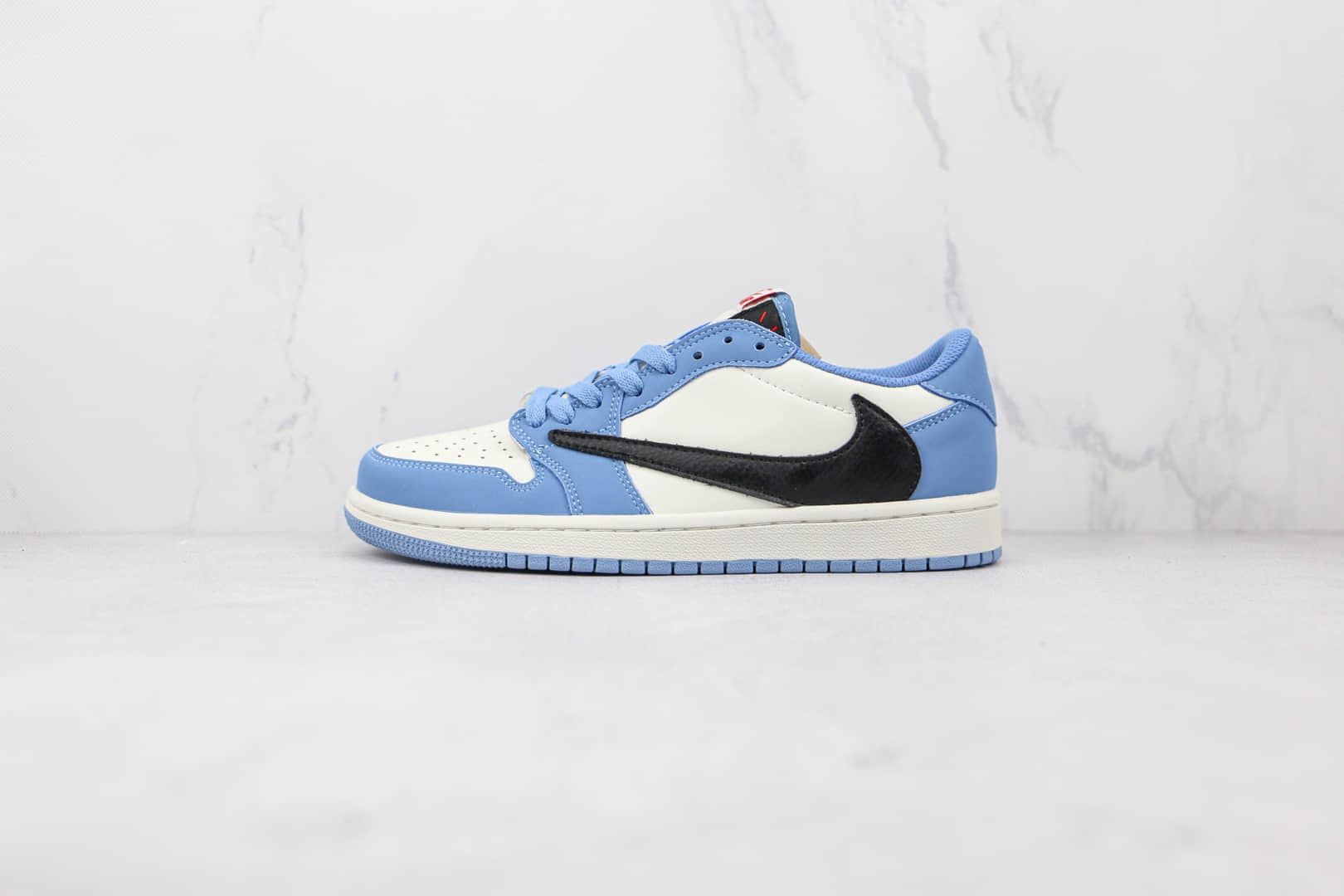 乔丹Air Jordan 1 Low纯原版本低帮AJ1北卡蓝倒勾板鞋原楦头纸板打造 (ID:75242) - 图片1