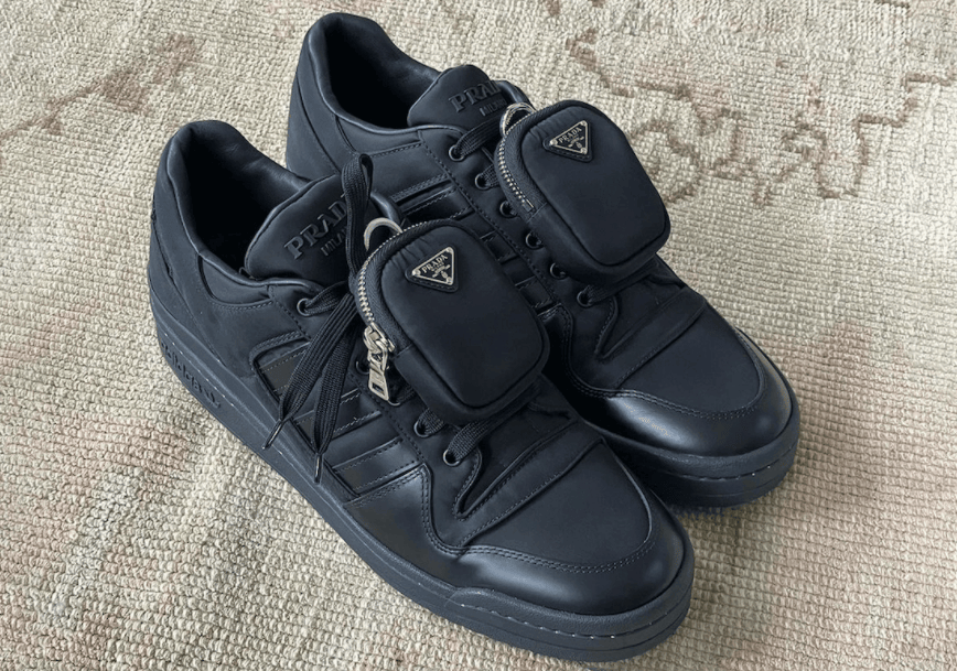 Prada x adidas Forum黑色版本实物曝光！可以组情侣鞋了！ (ID:75393) - 图片1