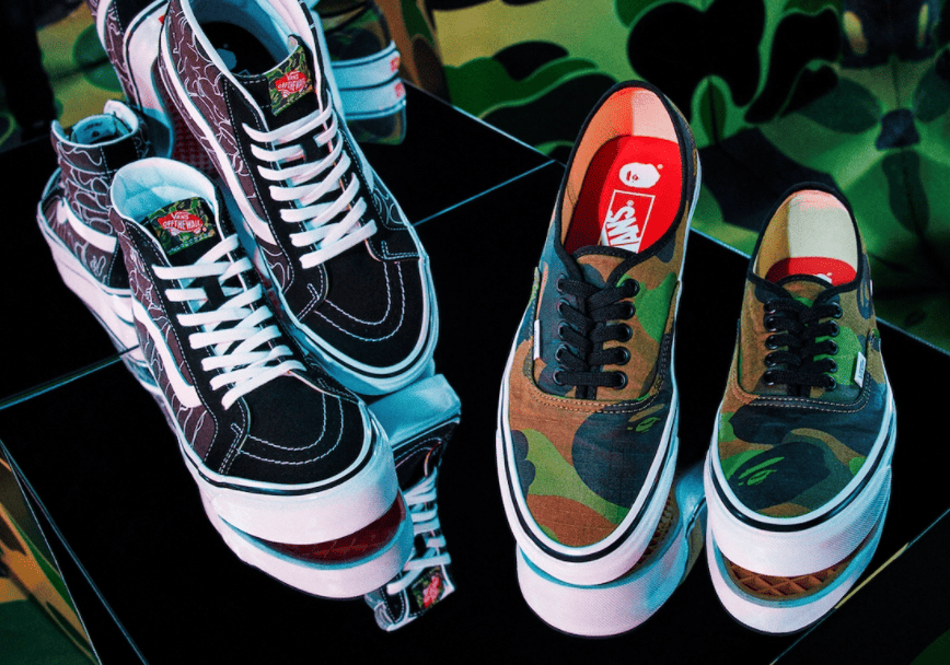 迷彩印花！BAPE x Vans新联名下月登场！ (ID:75400) - 图片1