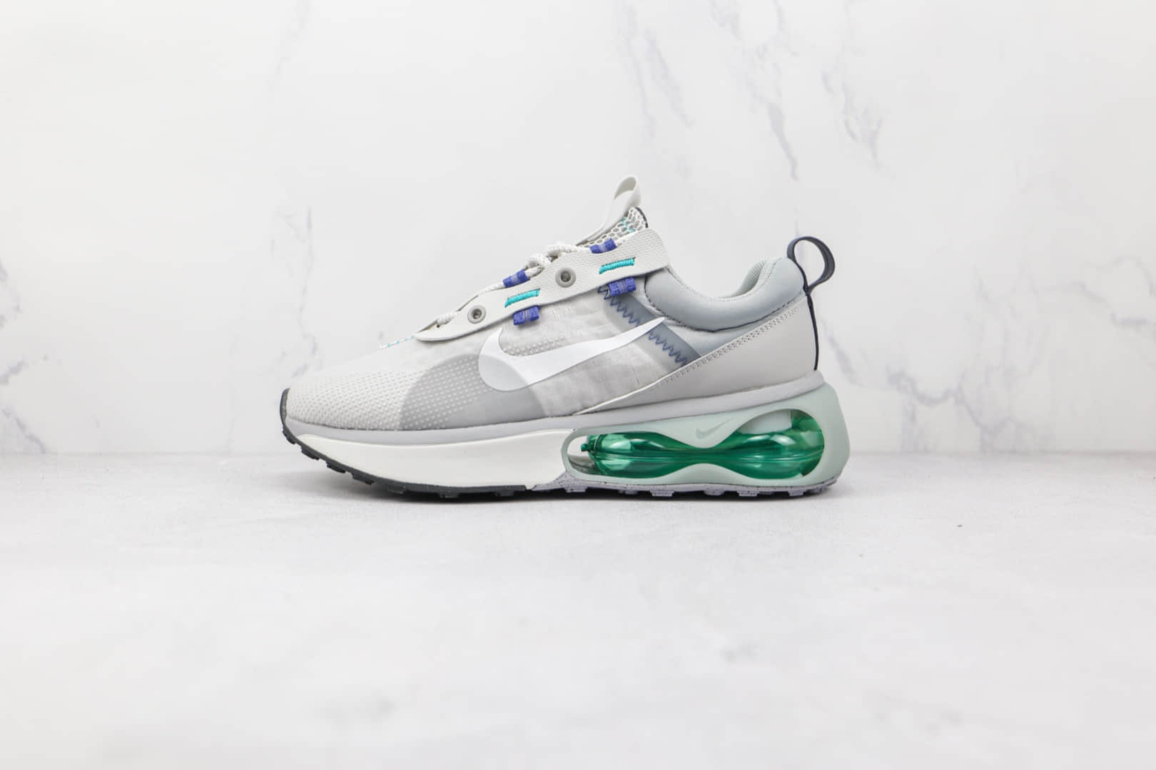耐克Nike Air Max 2021纯原版本灰绿色Max2021缓震气垫鞋原档案数据开发 (ID:75443) - 图片1