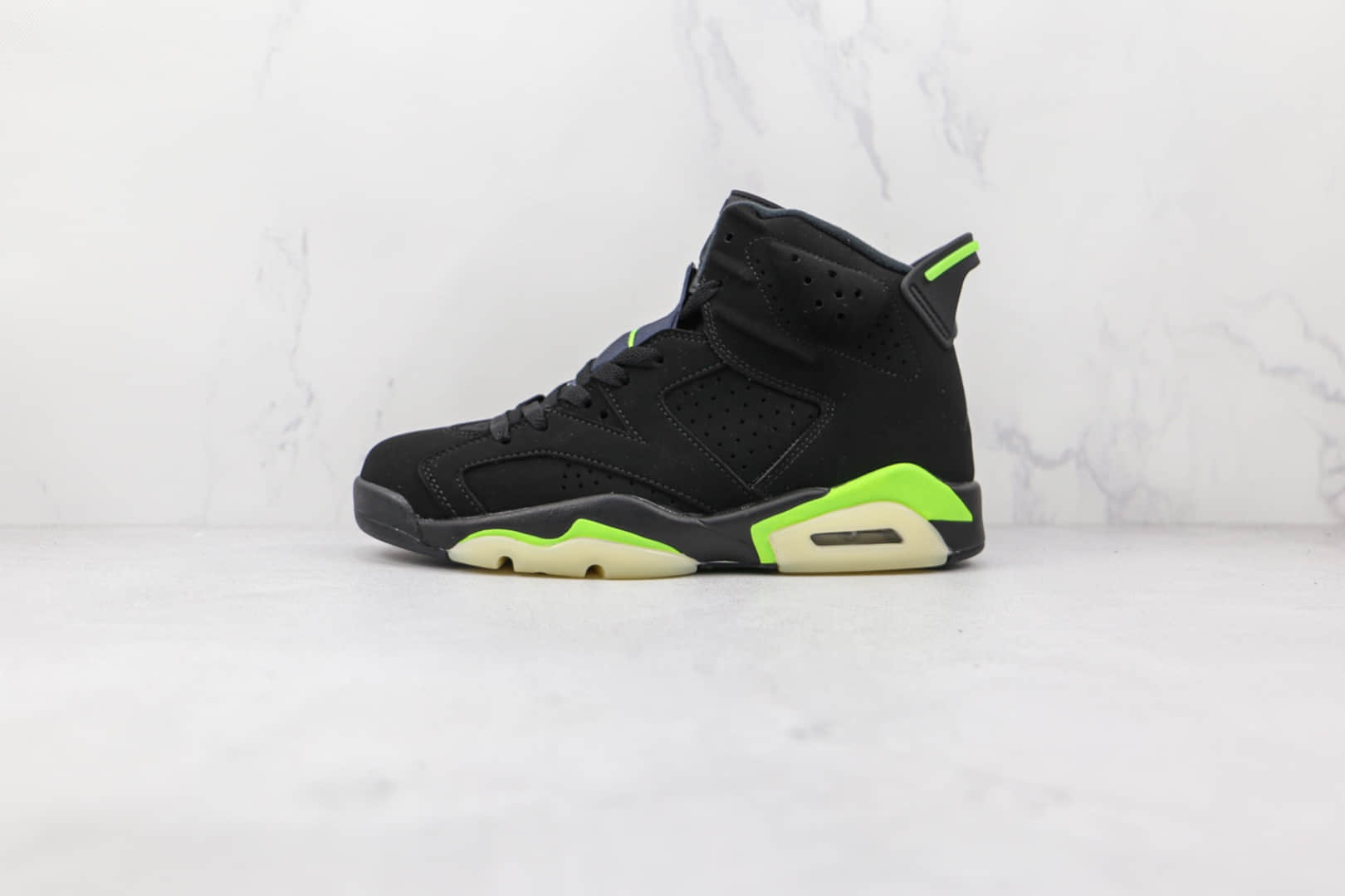 乔丹Air Jordan 6 Retro Electric Green纯原版本高帮电光绿AJ6篮球鞋原档案数据开发 (ID:75471) - 图片1