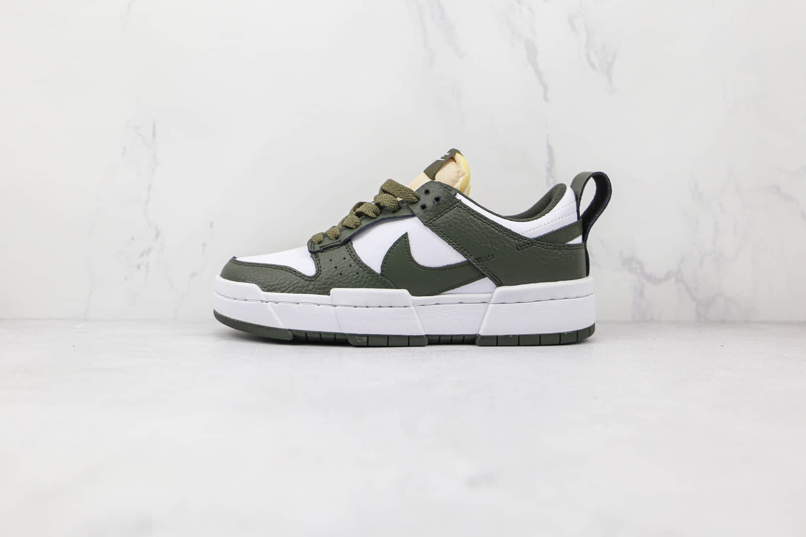耐克Nike Dunk Low Disrupt纯原版本低帮DUNK解构军绿色板鞋原盒原标 (ID:75554) - 图片1