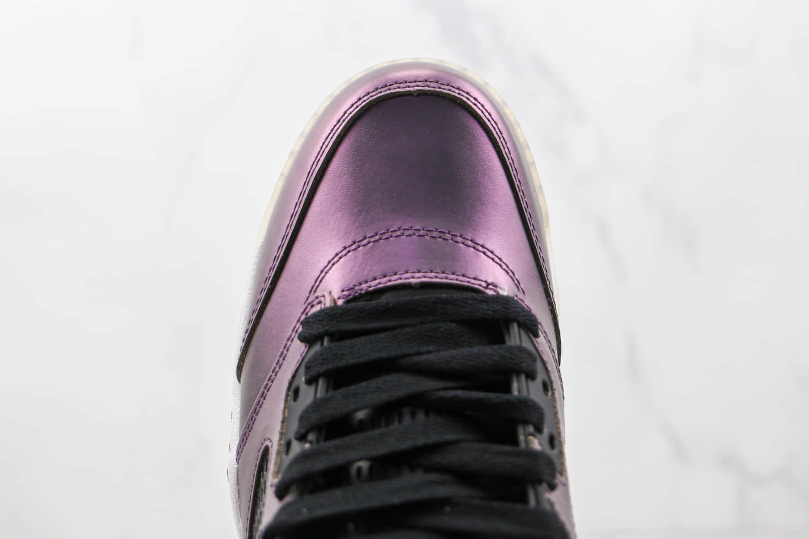 乔丹Air Jordan 5 WMNS Oil Grey纯原版本变色龙紫色AJ5篮球鞋原楦头纸板打造 货号:CD2722-001