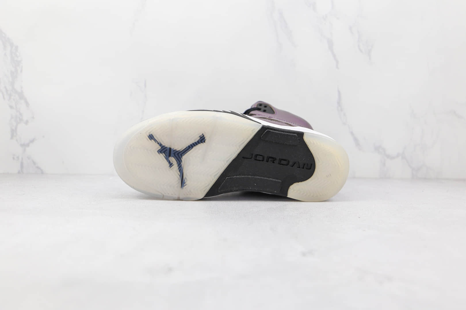 乔丹Air Jordan 5 WMNS Oil Grey纯原版本变色龙紫色AJ5篮球鞋原楦头纸板打造 货号:CD2722-001