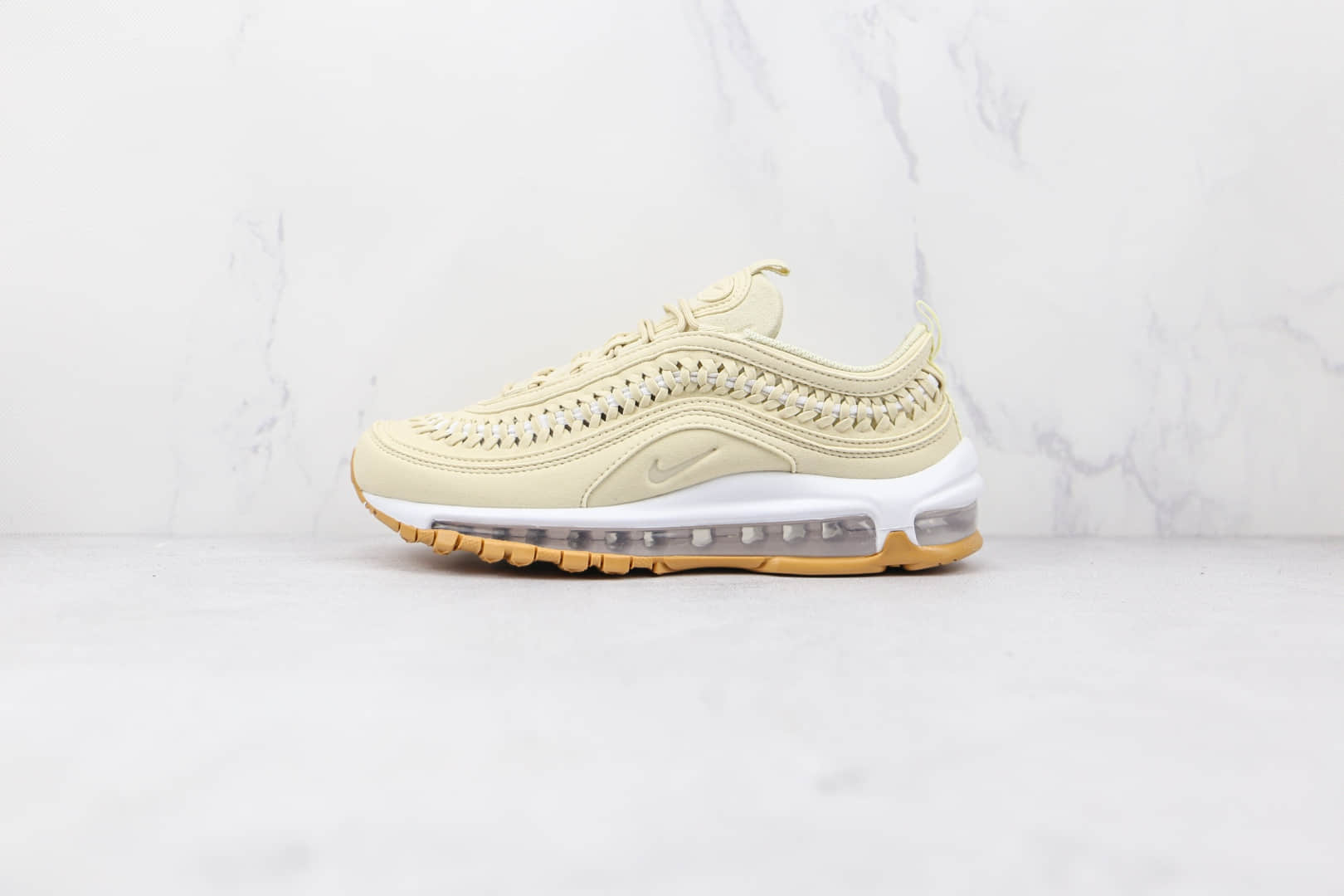 耐克NIKE Air Max 97纯原版本米色子弹头Max97气垫鞋原厂真气垫 (ID:75595) - 图片1