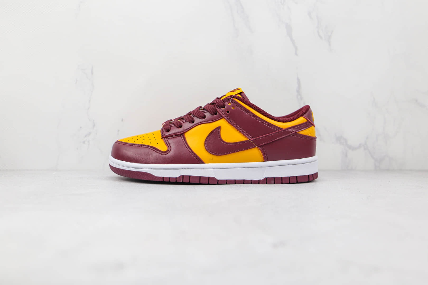 耐克Nike Dunk Low Midas Gold纯原版本低帮DUNK黄酒红色迈达斯黄金色板鞋原盒原标 货号:DD1391-701