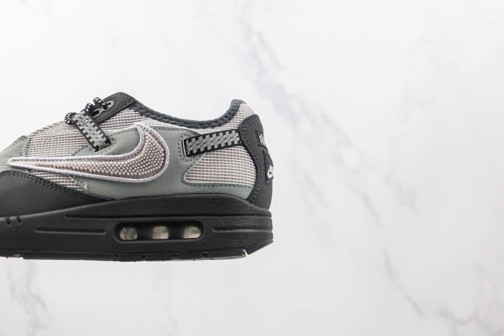 耐克Nike Air Max 1 Cactus Jack x Travis Scott联名款纯原版本Max1灰黑色倒勾气垫鞋原档案数据开发 货号:DO9392-001