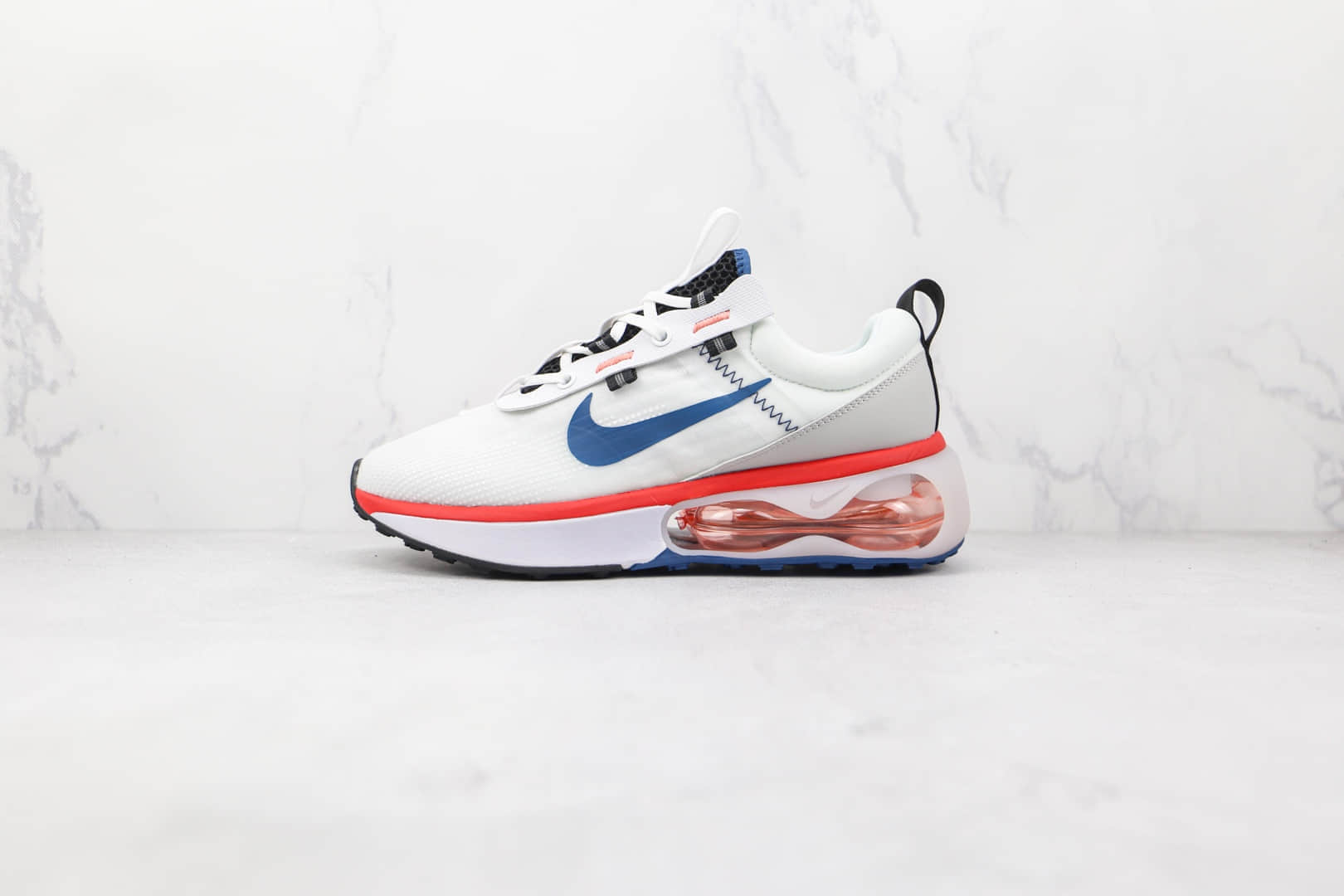 耐克Nike Air Max 2021纯原版本白蓝红色Max2021气垫鞋原楦头纸板打造 (ID:75959) - 图片1