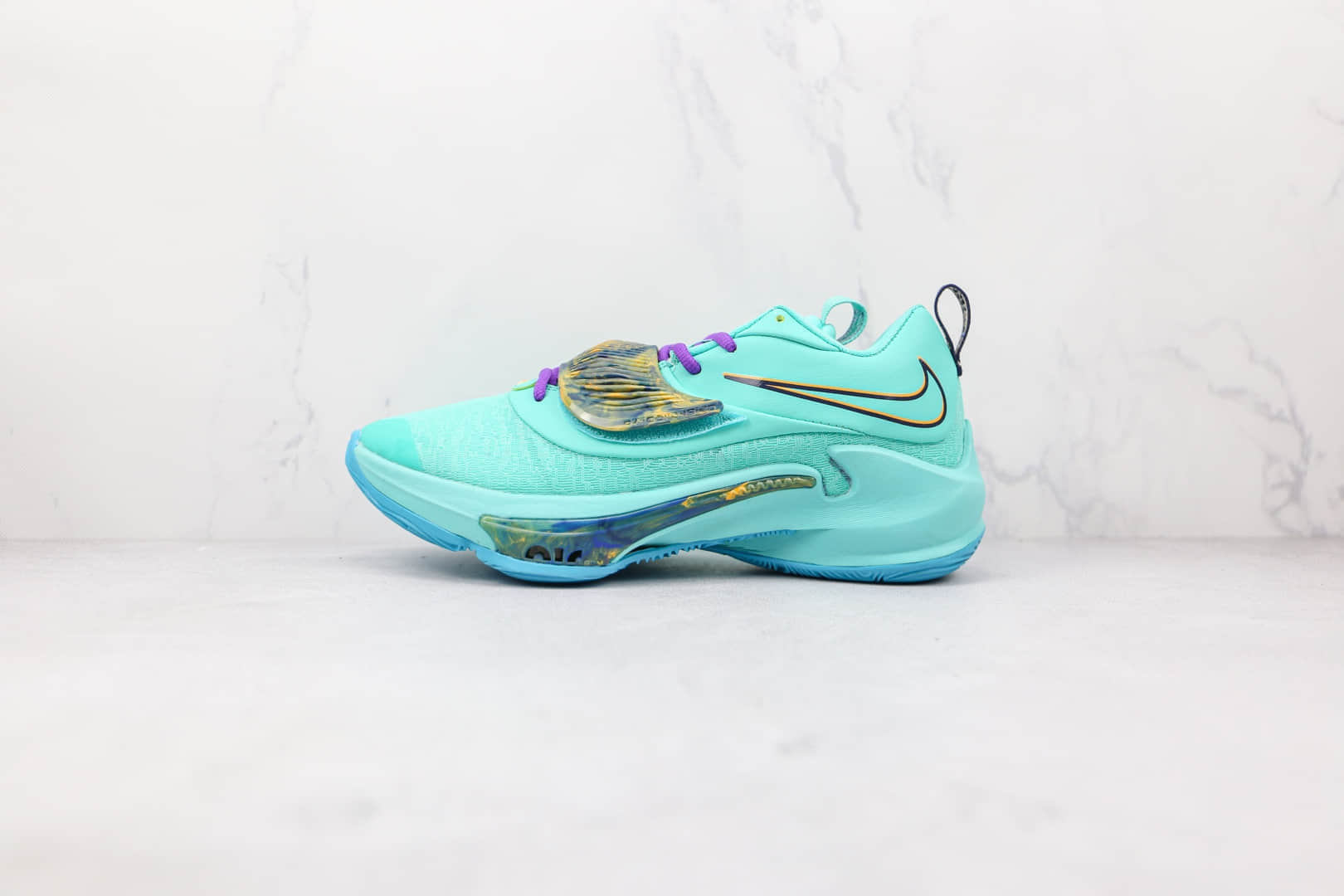 耐克Nike Zoom Freak 3 EP纯原版本字母哥三代绿色实战篮球鞋原楦头纸板打造 (ID:76259) - 图片1
