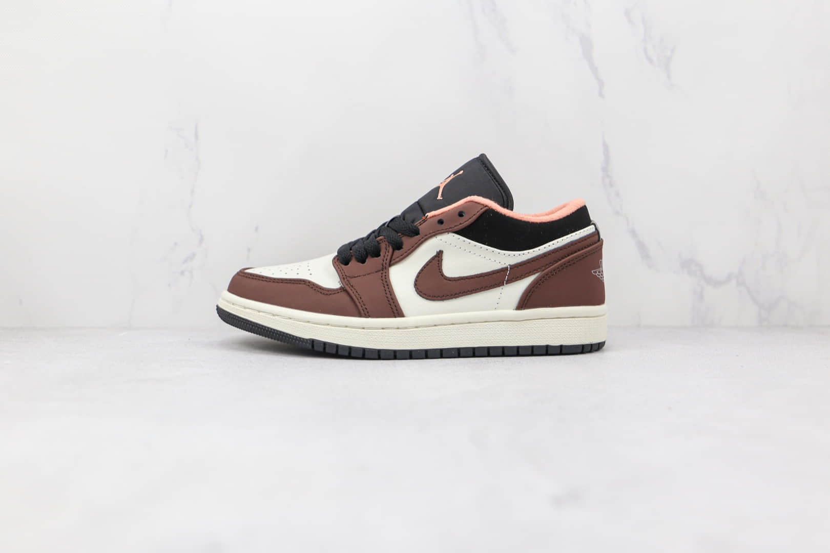 乔丹Air Jordan 1 Low纯原版本低帮AJ1白棕小摩卡板鞋原档案数据开发 (ID:76697) - 图片1