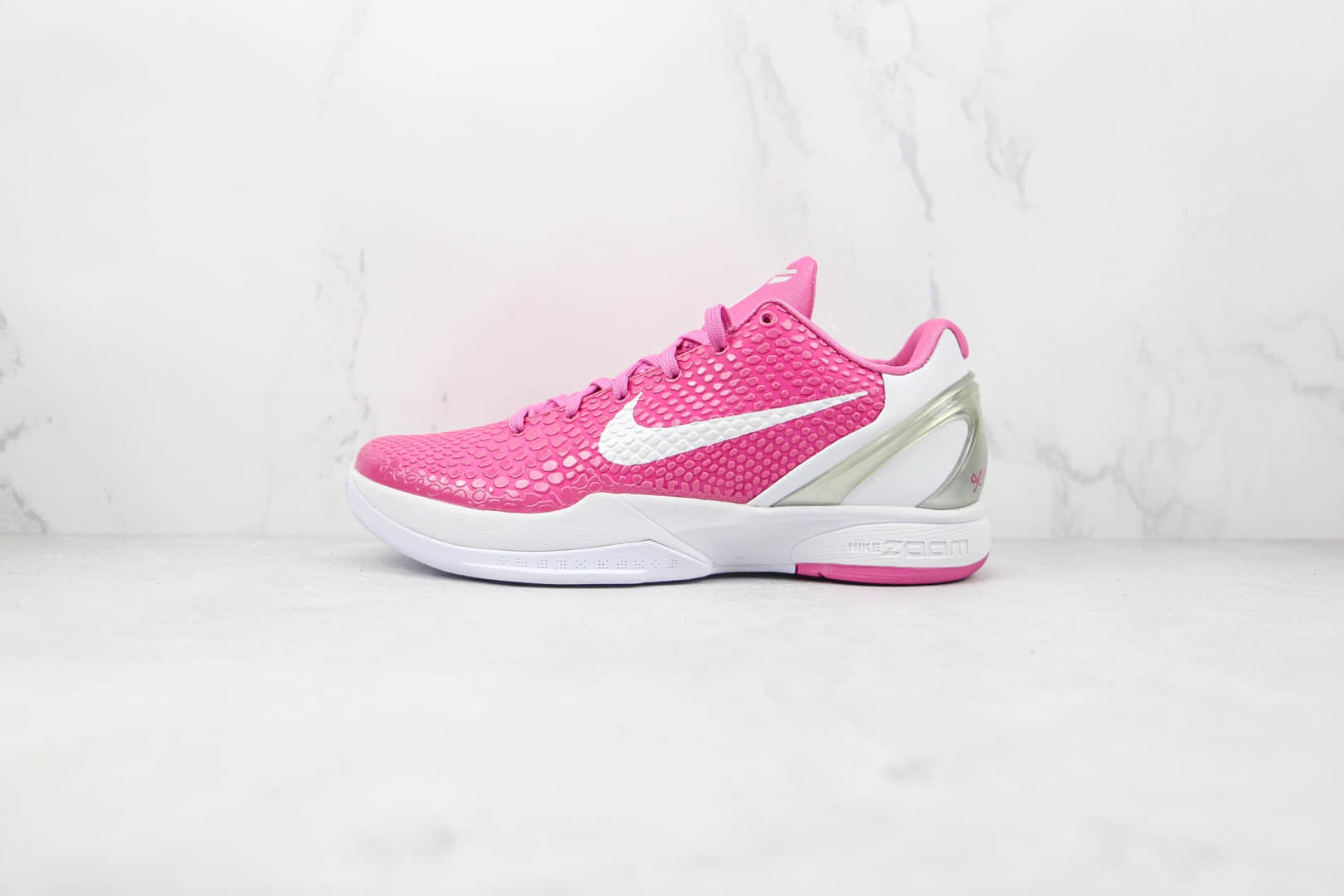 耐克Nike Kobe VI Protro 6 Kay Yow纯原版本科比6代赤木晴子粉色乳腺癌配色篮球鞋支持实战 (ID:76713) - 图片1