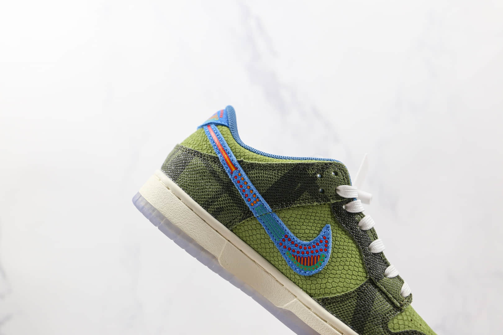 耐克Nike Dunk Low Siempre Familia纯原版本低帮DUNK绿色狂野蜥蜴配色板鞋原鞋开模 货号:DO2160-335