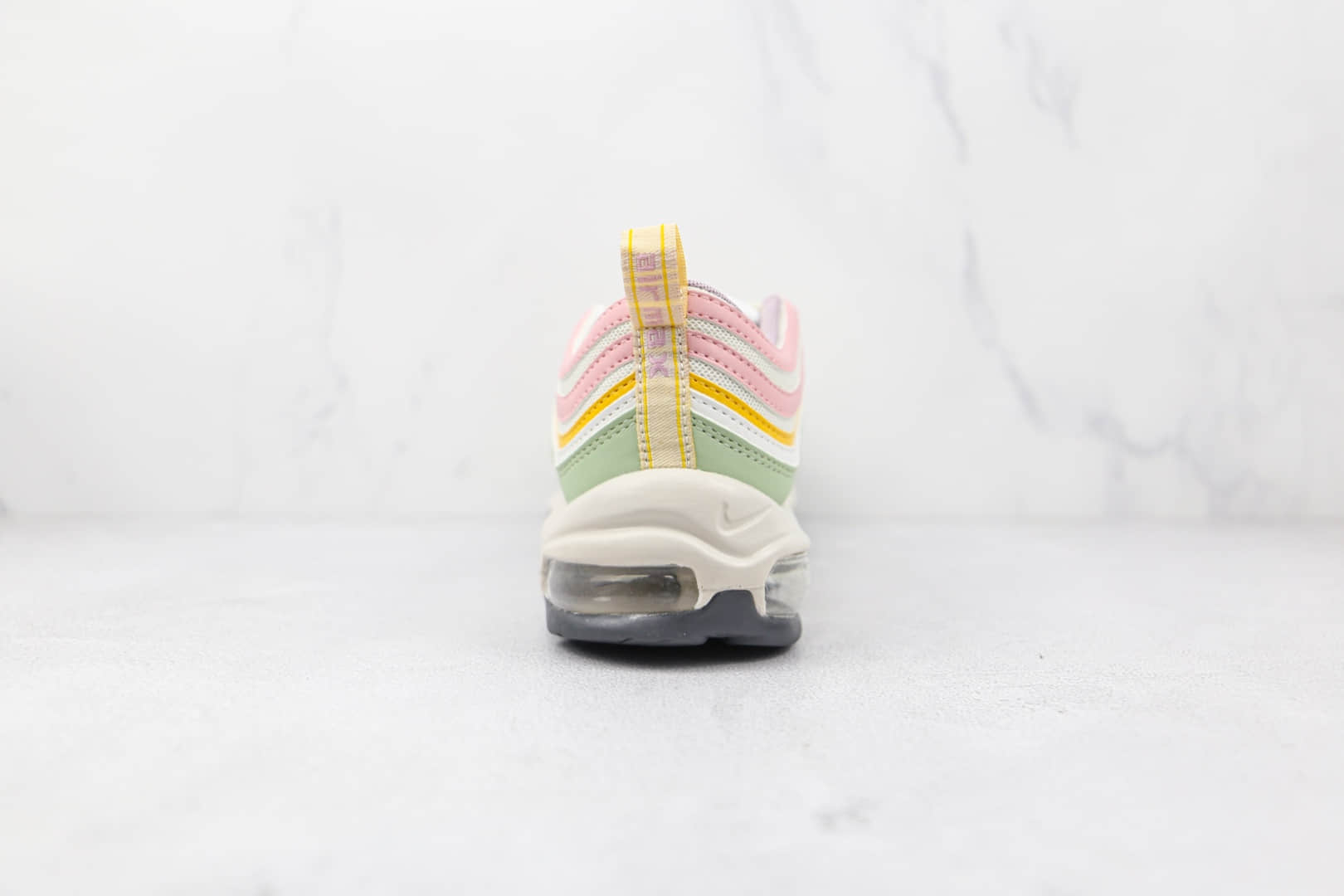 耐克Nike Air Max 97纯原版本子弹头Max97彩色拼接绿紫粉色气垫鞋原楦头纸板打造 货号:DH1594-001