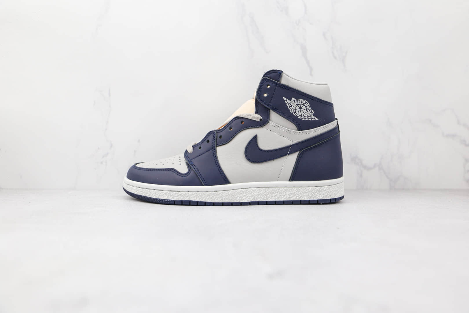 乔丹Air Jordan 1 High 85 Georgetown纯原版本高帮AJ1乔治城灰蓝色板鞋原档案数据开发 (ID:76972) - 图片1