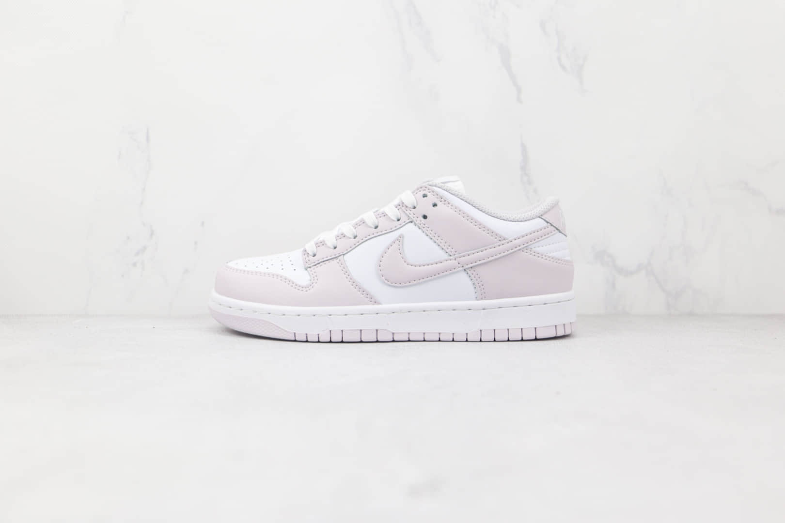 耐克Nike SB Dunk Low纯原版本低帮SB DUNK白淡紫色板鞋原盒原标 (ID:76982) - 图片1