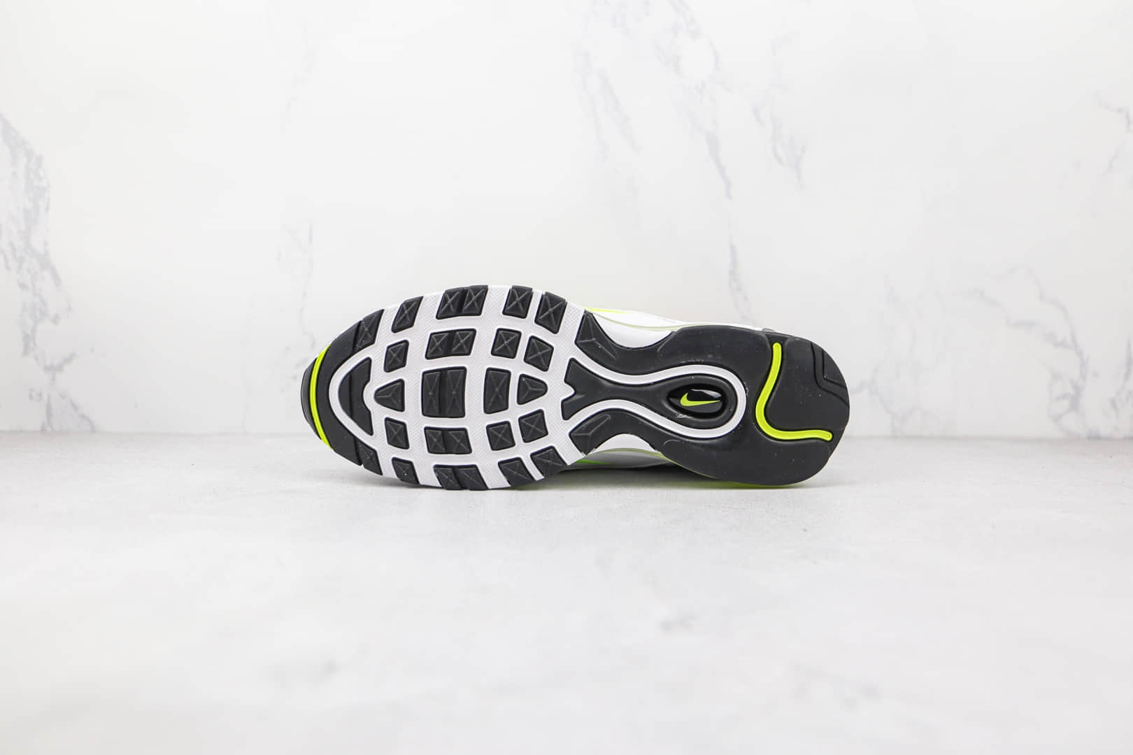 耐克Nike Air Max 97 Reflective Logo纯原版本白绿色印花字幕子弹头max97气垫鞋原档案数据开发 货号:DH0006-100