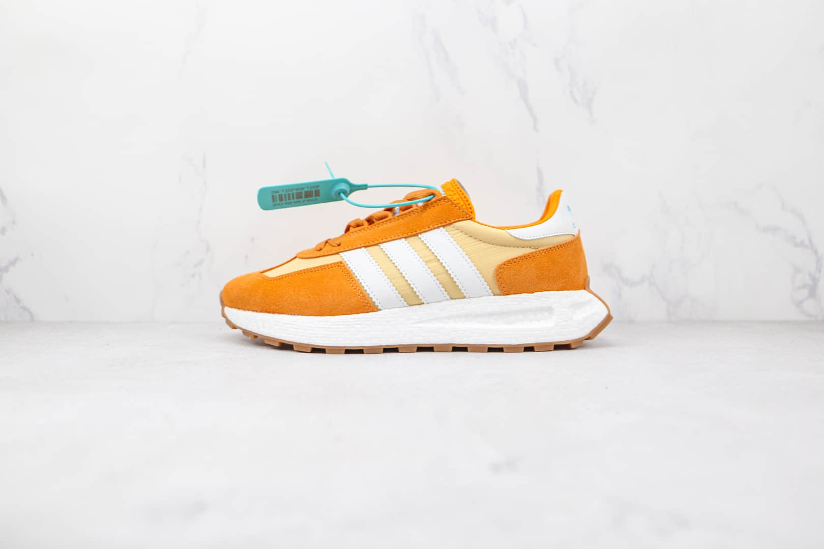 阿迪达斯ADIDAS RETROPY E5纯原版本三叶草厚底橙黄色爆米花跑鞋原盒原标 (ID:77168) - 图片1