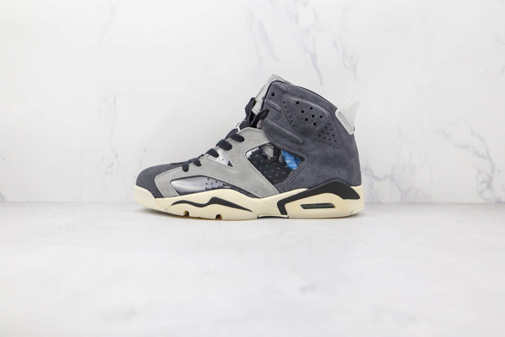 乔丹Air Jordan 6 Retro Smoke Grey纯原版本烟灰色AJ6篮球鞋原档案数据开发 (ID:77176) - 图片1