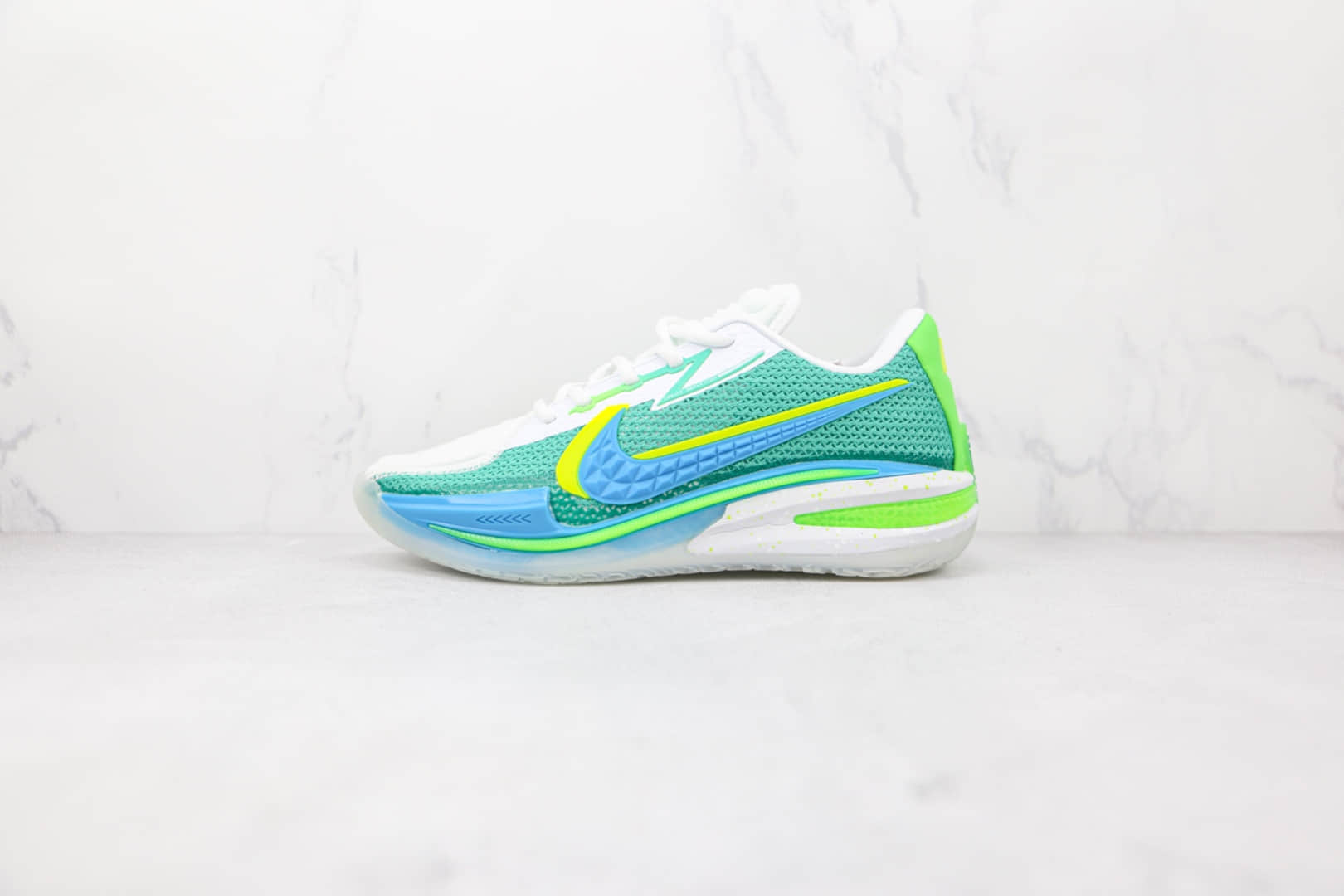 耐克Nike Zoom GT Cut纯原版本蓝绿色GT Cut篮球鞋支持实战 (ID:77313) - 图片1