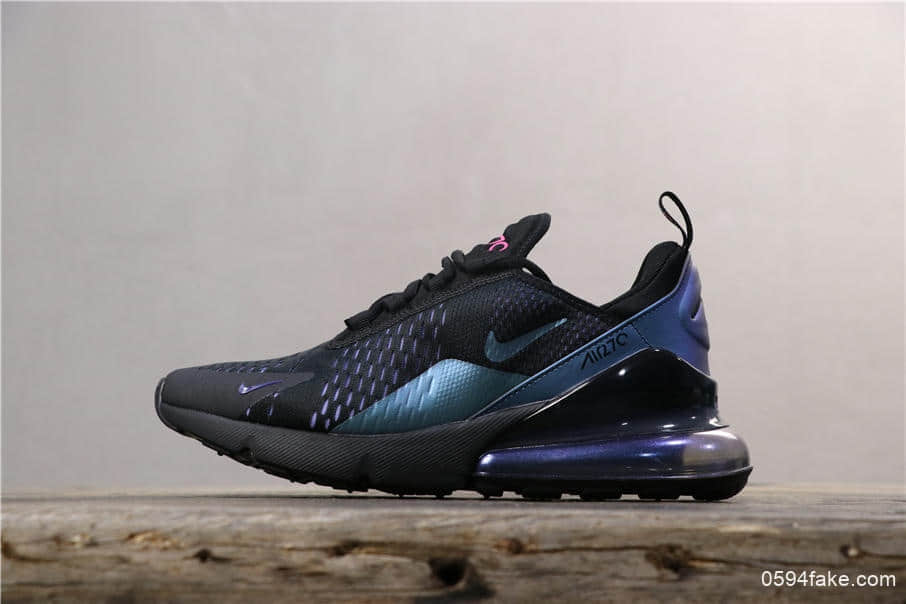 耐克Nike Air Max 270纯原版本变色龙男女气垫运动跑步鞋真氮气气压原底 (ID:7750) - 图片1
