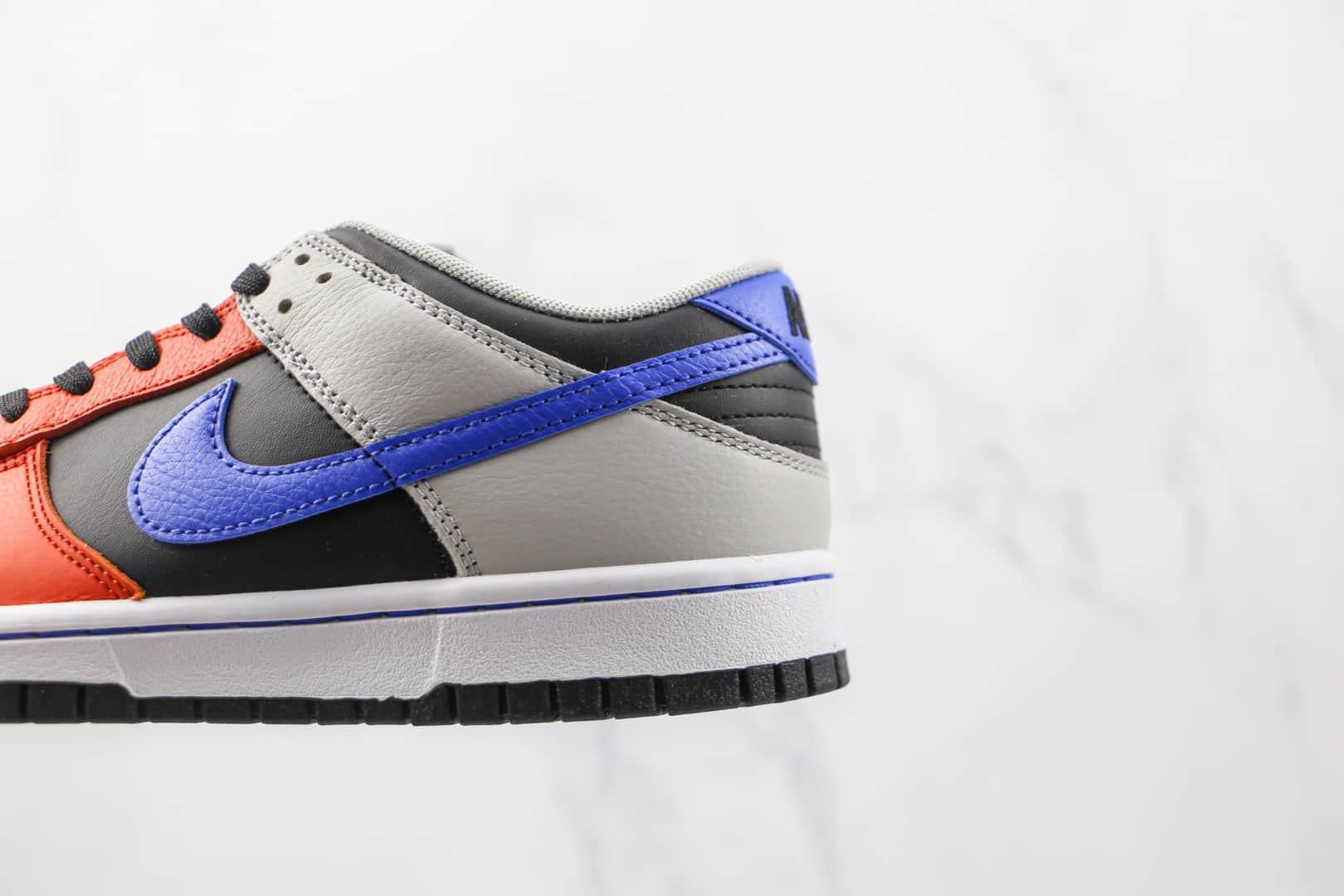 耐克Nike Dunk Low EMB Knicks x NBA联名款纯原版本低帮DUNK黑蓝灰橙色彩色拼接板鞋原盒原标 货号:DD3363-002