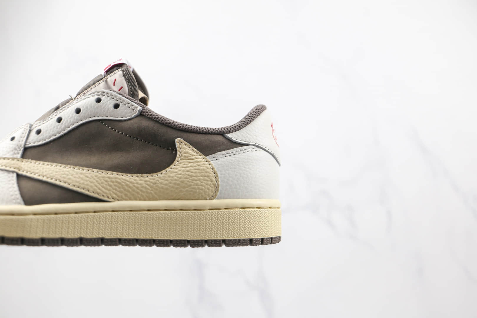 乔丹Nike Air Jordan 1 Low OG Reverse Mocha x Travis Scott联名款纯原版本低帮AJ1倒勾反转摩卡棕白板鞋原楦头纸板打造 货号:DM7866-162