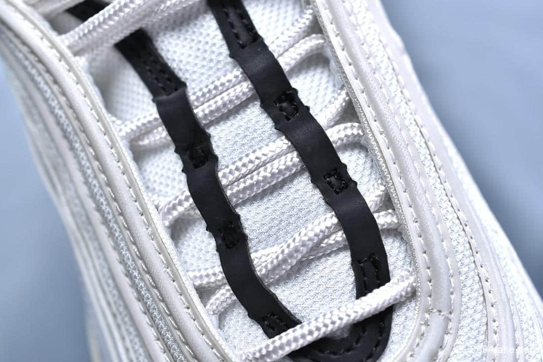 耐克Nike Air Max 97公司级版本子弹复古全掌气垫休闲运动鞋白熊猫 货号:921733-103