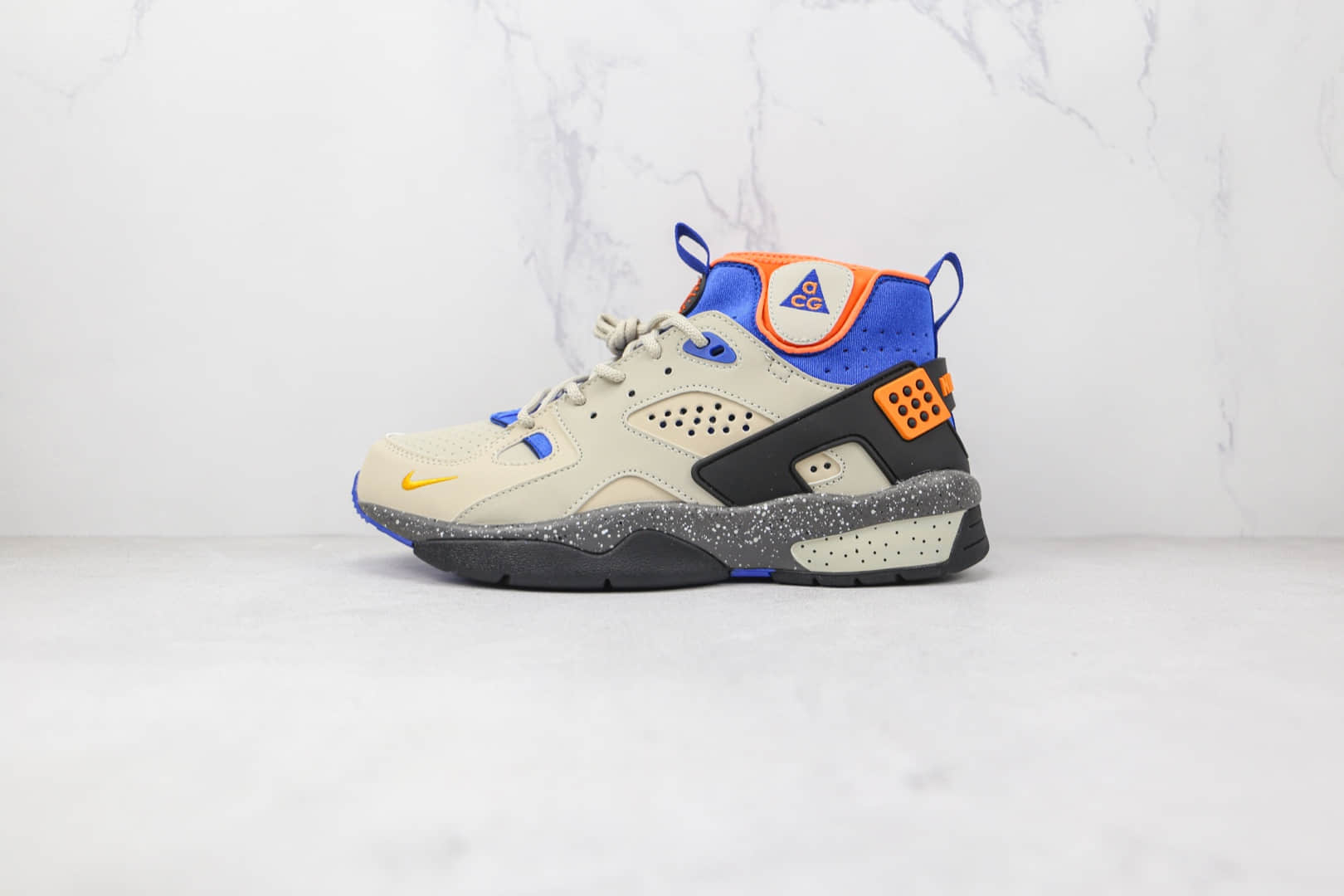 耐克Nike ACG Air Mowabb OG Rattan Birch纯原版本米白蓝色ACG户外徒步鞋原盒原标 (ID:77972) - 图片1