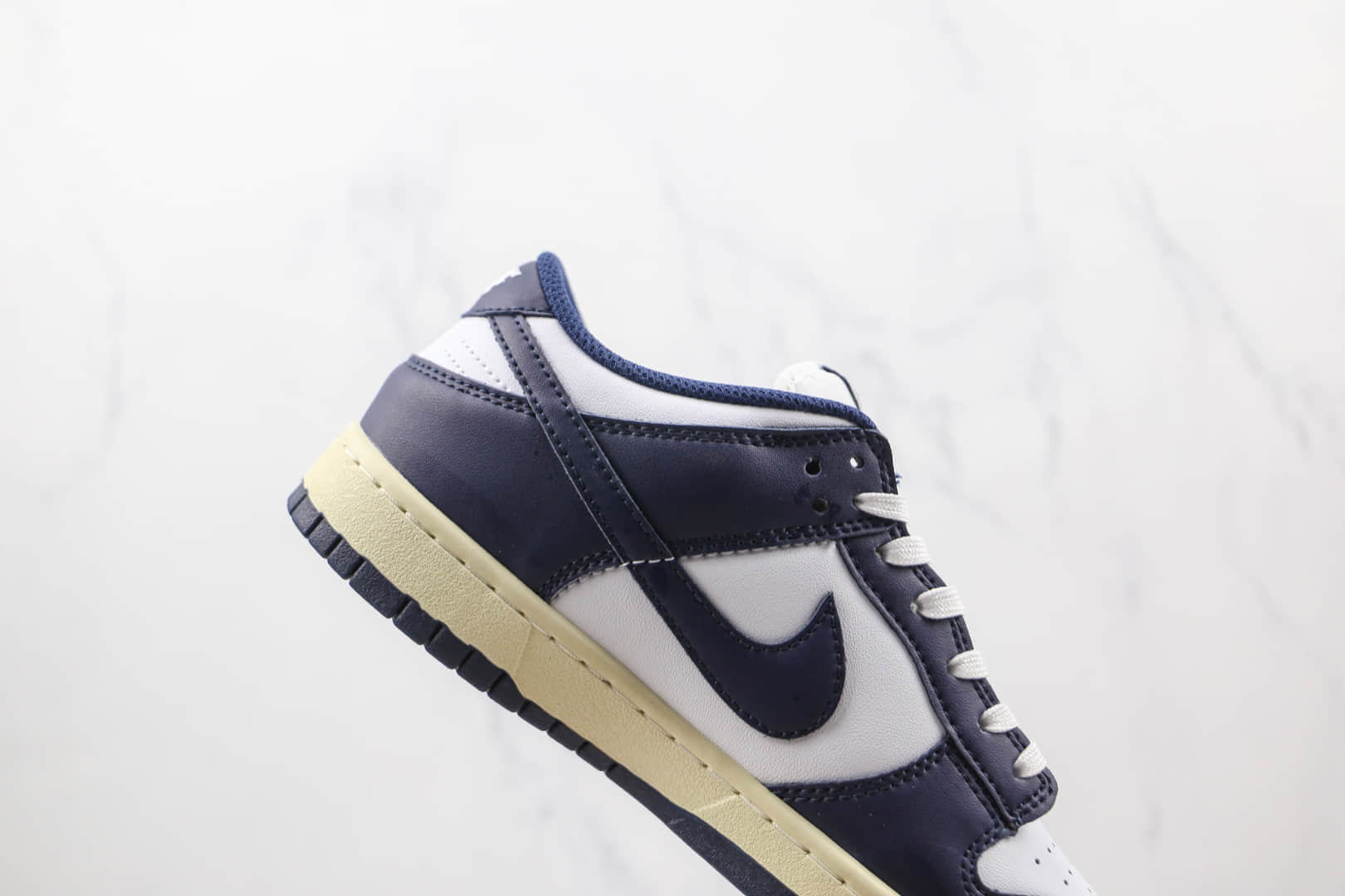 耐克Nike Dunk Low Navy Blue纯原版本低帮DUNK海军蓝白蓝色板鞋原楦头纸板打造 货号:DD1503-115