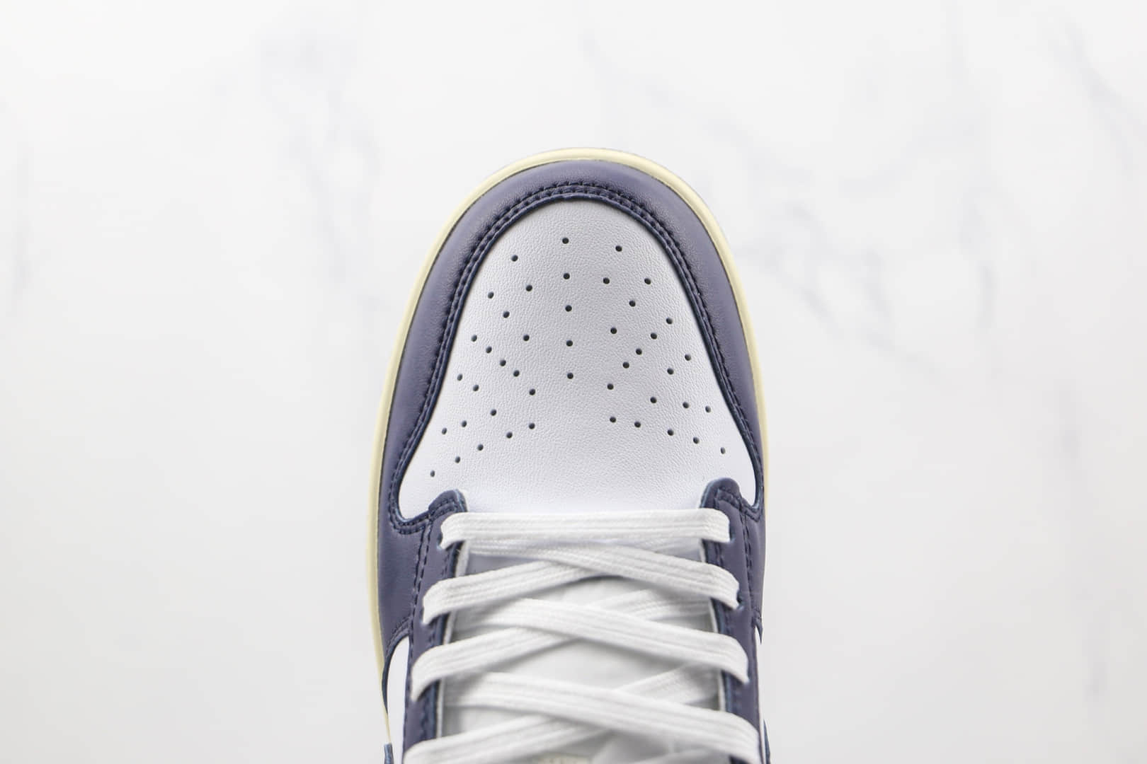 耐克Nike Dunk Low Navy Blue纯原版本低帮DUNK海军蓝白蓝色板鞋原楦头纸板打造 货号:DD1503-115