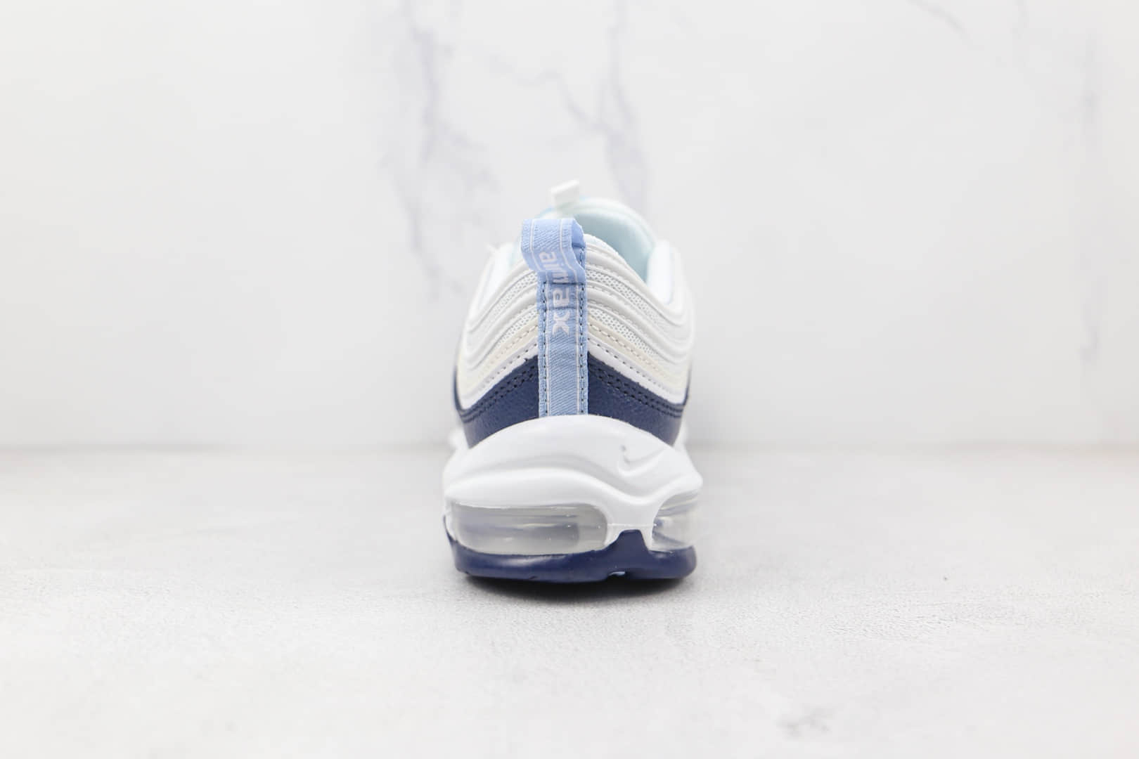 耐克NIKE Air Max 97纯原版本白蓝色子弹头Max97气垫鞋原档案数据开发 货号:DM2824-100