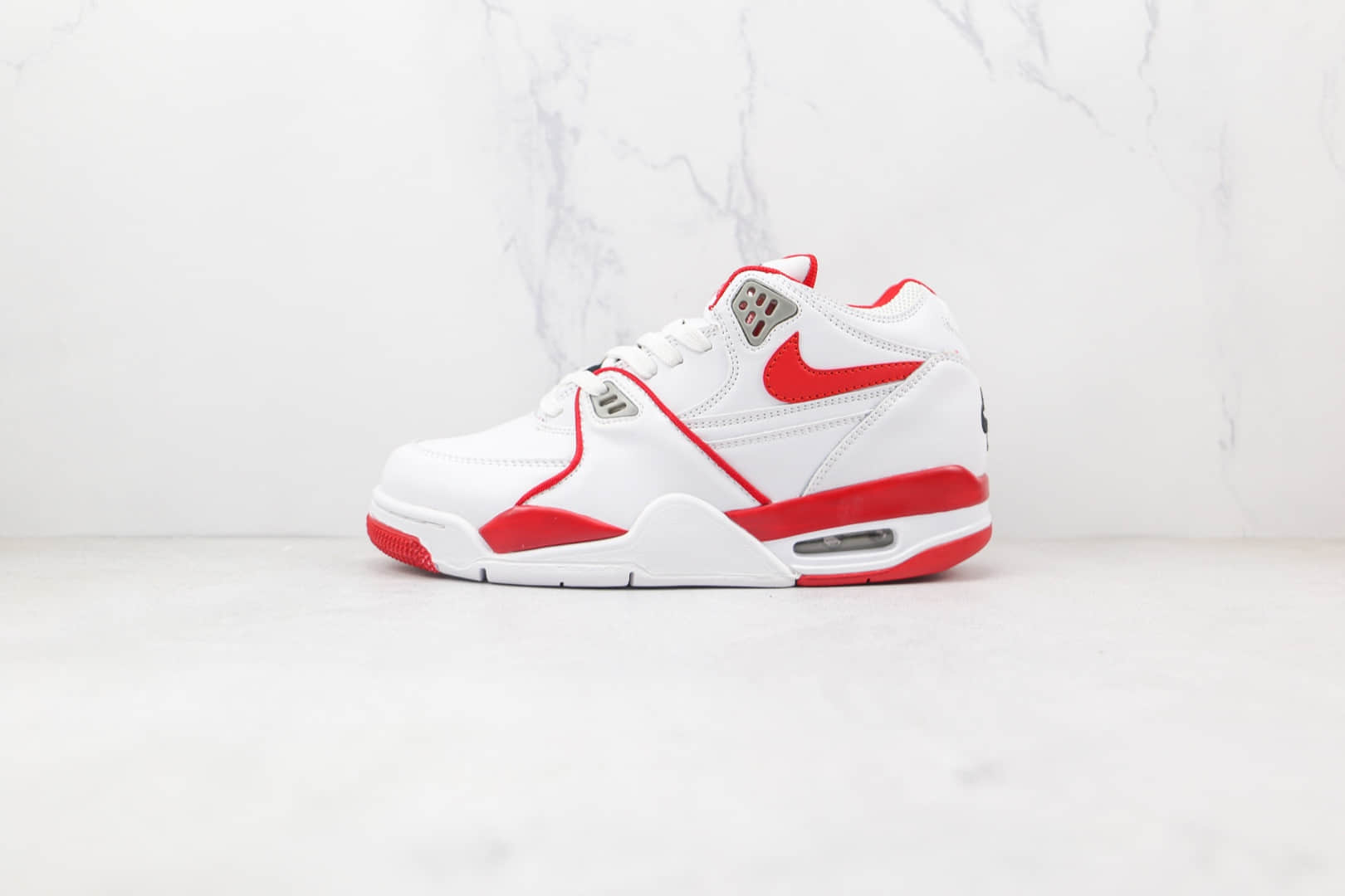 耐克Nike Air Flight Legacy纯原版本白红色Flight系列篮球鞋原盒原标 货号:819665-100
