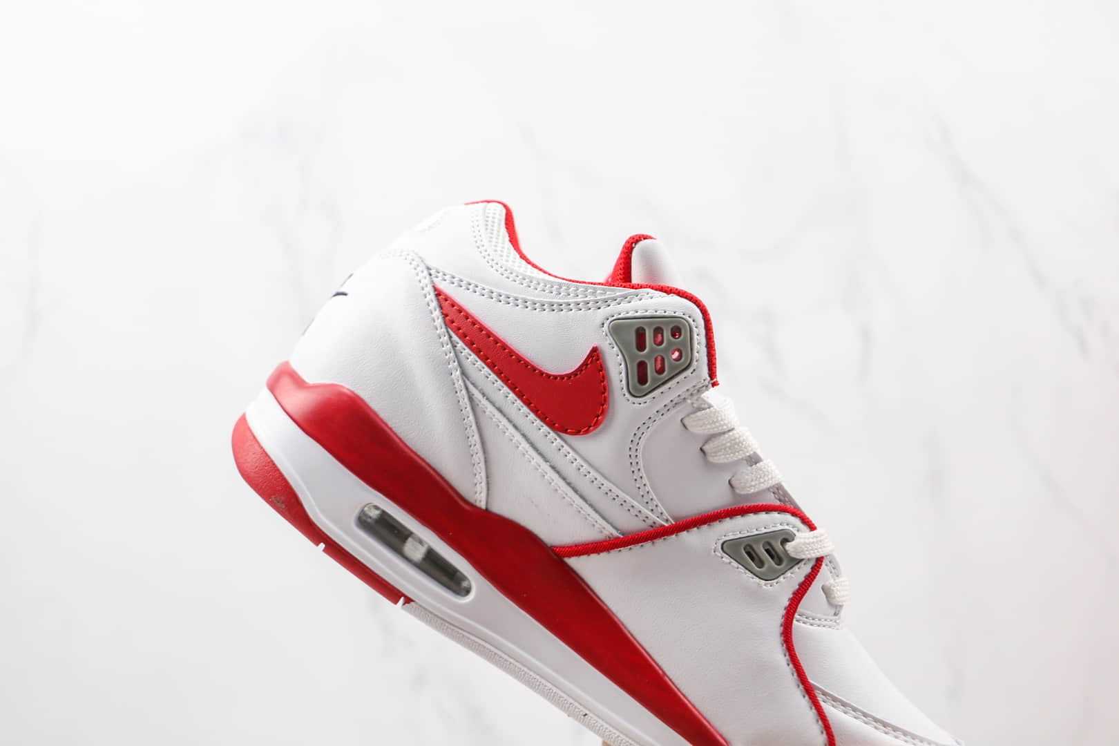 耐克Nike Air Flight Legacy纯原版本白红色Flight系列篮球鞋原盒原标 货号:819665-100