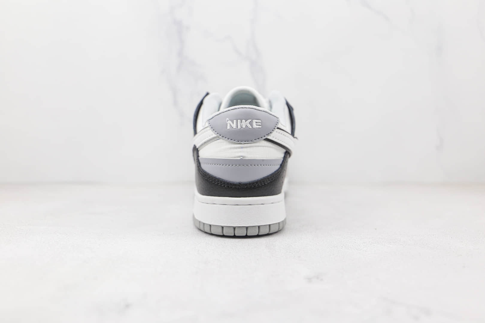 耐克Nike Dunk Scrap纯原版本低帮DUNK黑灰色缝合怪板鞋原档案数据开发 货号:DC9723-001