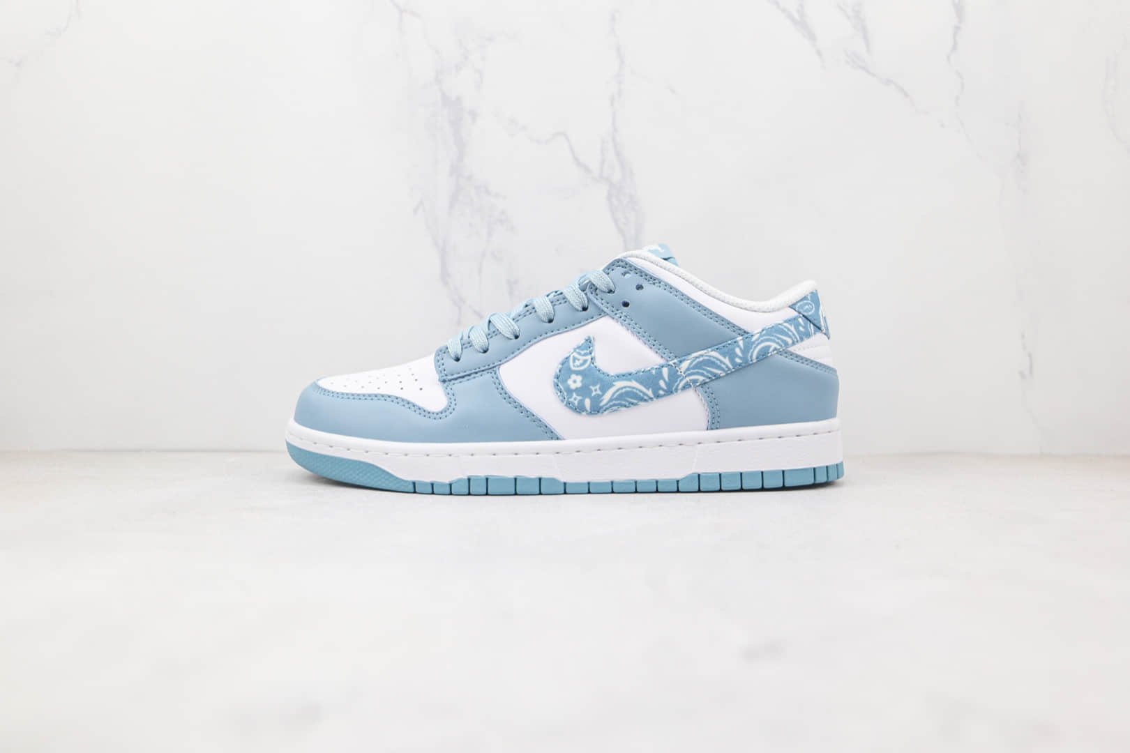 耐克Nike SB Dunk Low纯原版本低帮DUNK白蓝色LV印花板鞋原档案数据开发 (ID:78681) - 图片1