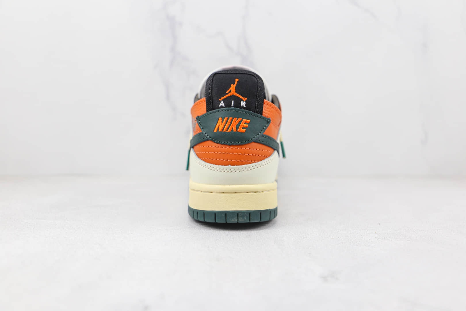 耐克Nike SB Dunk HIGH PRO纯原版本低帮SB DUNK断钩橙绿色板鞋原盒原标 货号:BQ6817-186