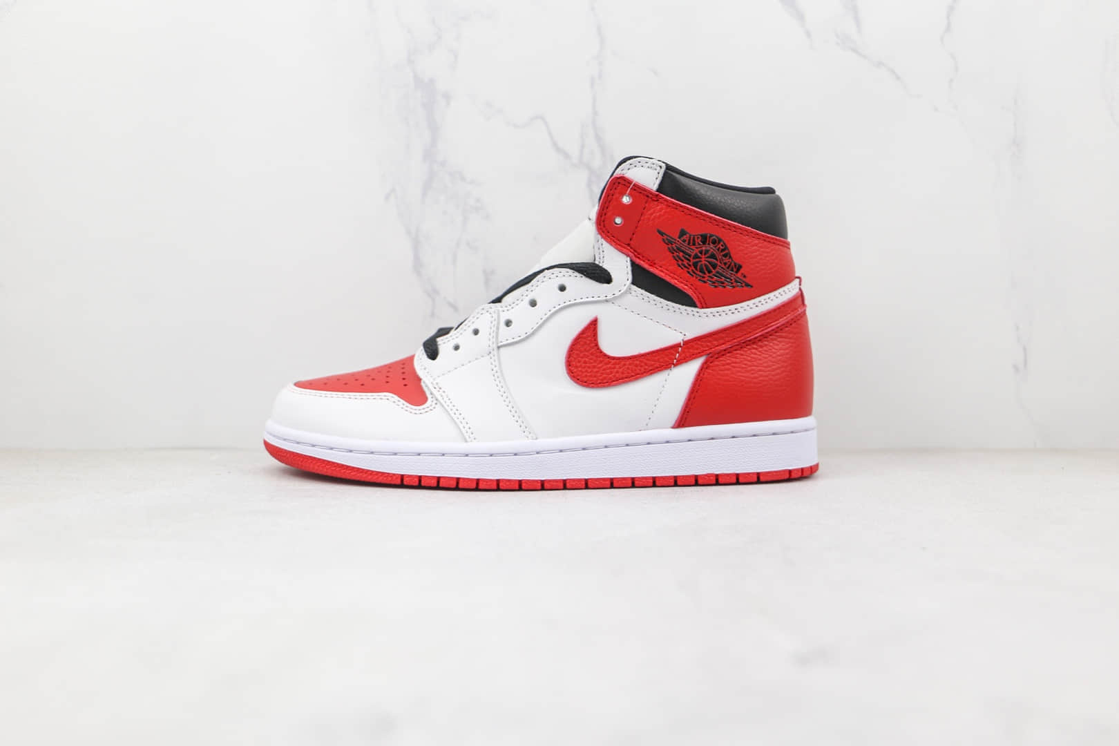 乔丹Air Jordan 1 High OG纯原版本高帮AJ1芝加哥白红色板鞋原盒原标 (ID:79486) - 图片1