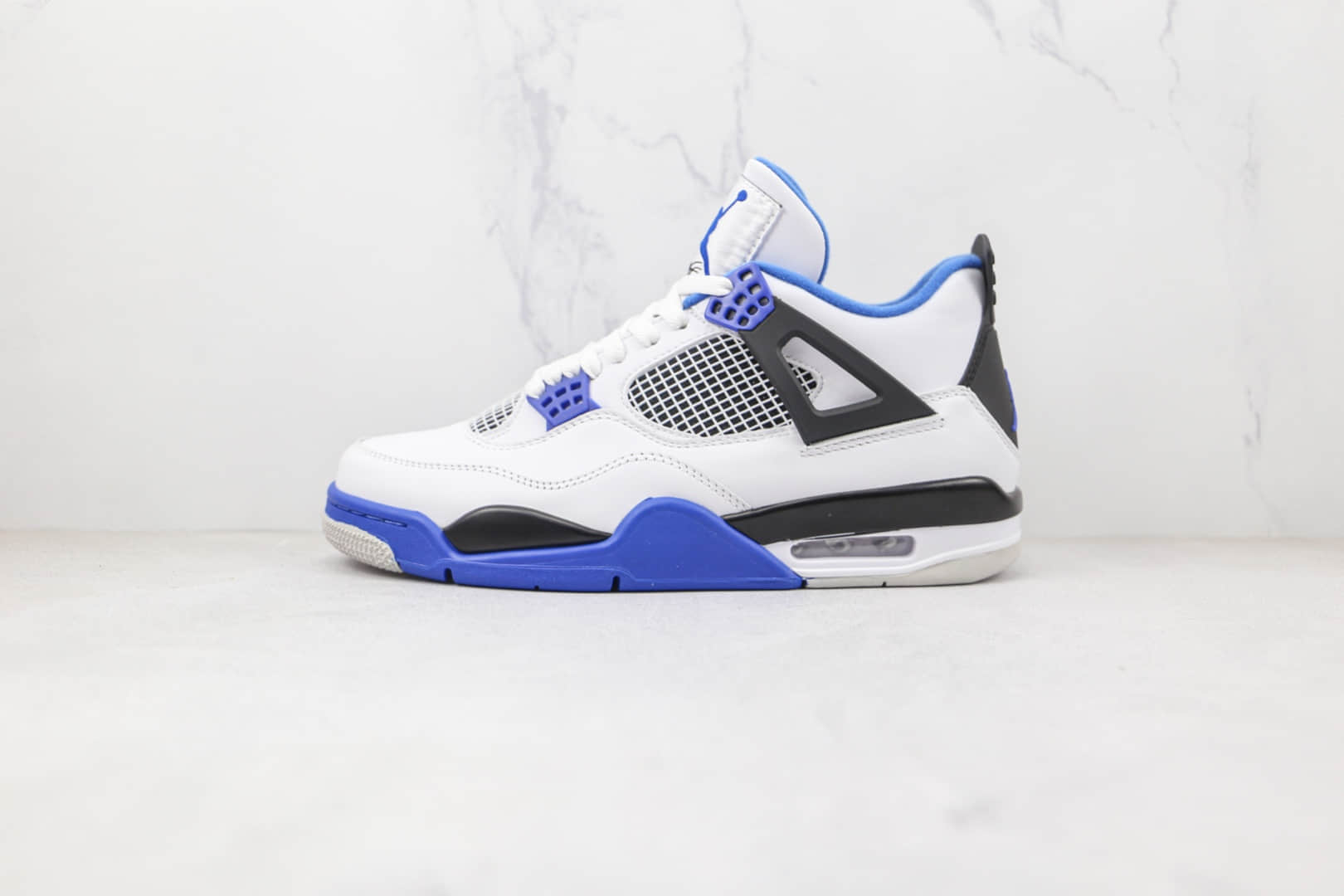 乔丹Air Jordan 4 Retro Motorsports纯原版本白蓝赛车AJ4篮球鞋原档案数据开发 (ID:79532) - 图片1