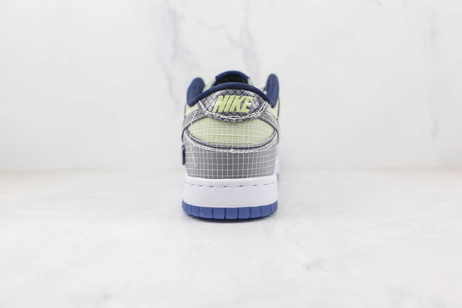 耐克Nike Dunk Low x Union联名款纯原版本低帮DUNK海军蓝白蓝色缝线网面网格板鞋原楦头纸板打造 货号:DJ9649-401