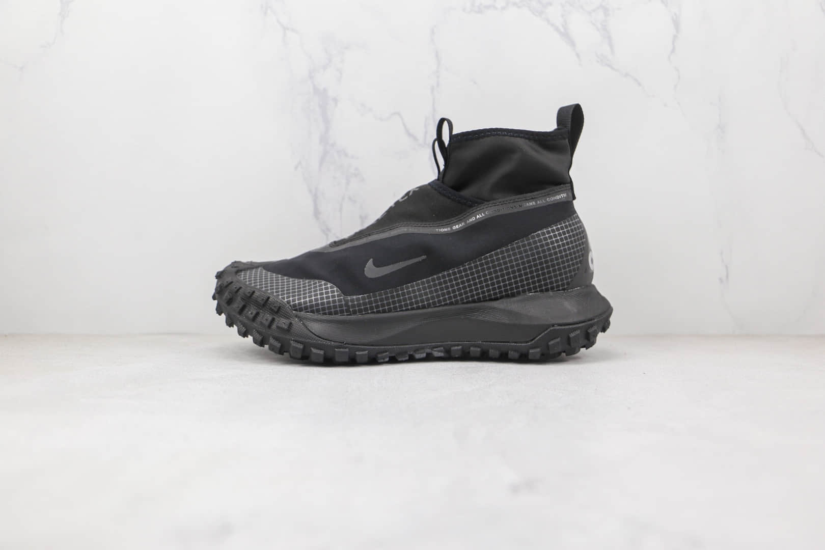 耐克Nike ACG Mountain Fly Gore-tex纯原版本黑色ACG高帮户外徒步鞋原档案数据开发 (ID:79565) - 图片1