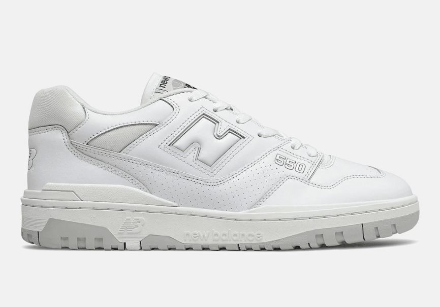 清爽白灰!New Balance 550新配色明日发售! 货号:BB550PB1