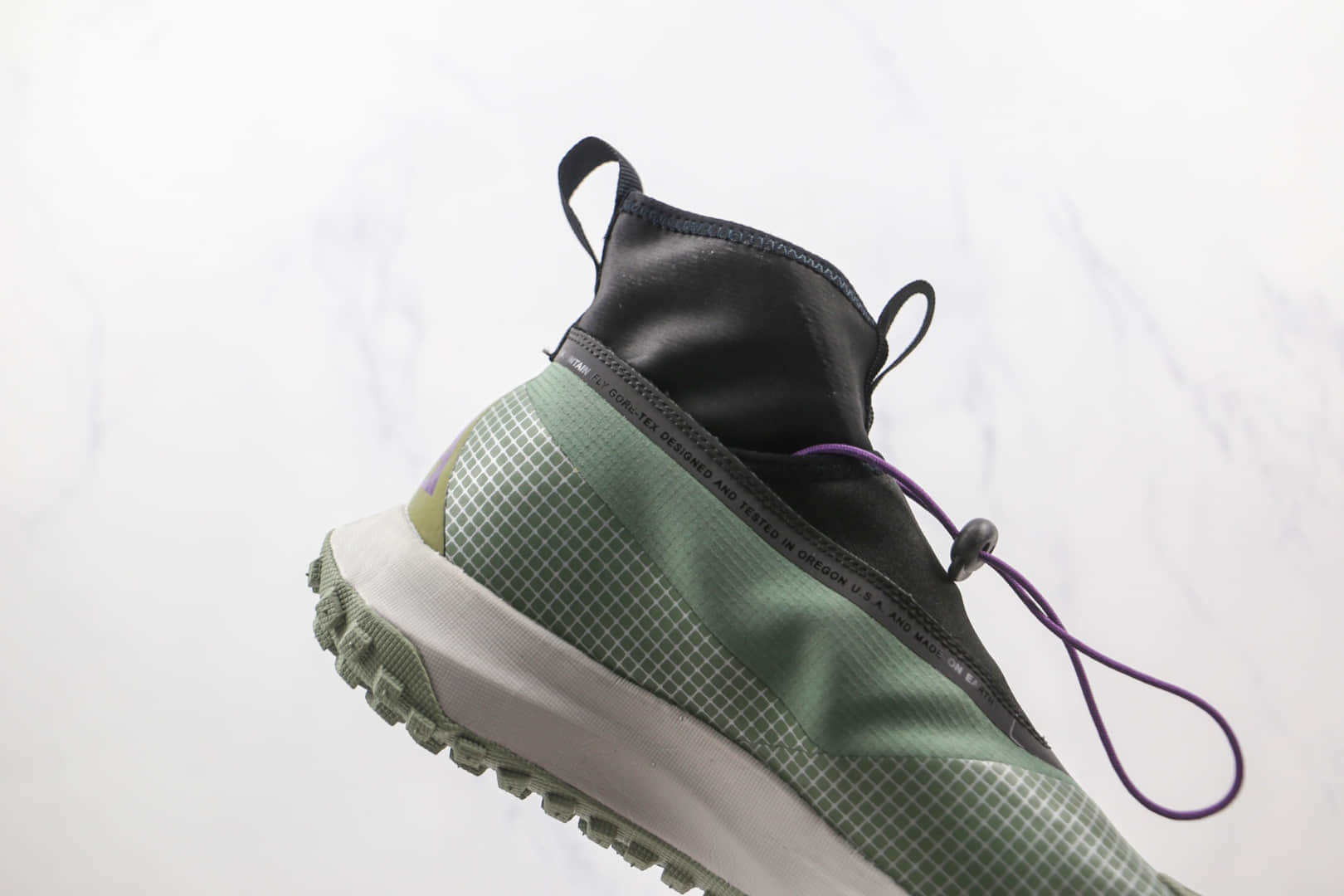 耐克Nike ACG Mountain Fly Gore-tex纯原版本抹茶绿色ACG户外登山鞋原档案数据开发 货号:CT2904-300