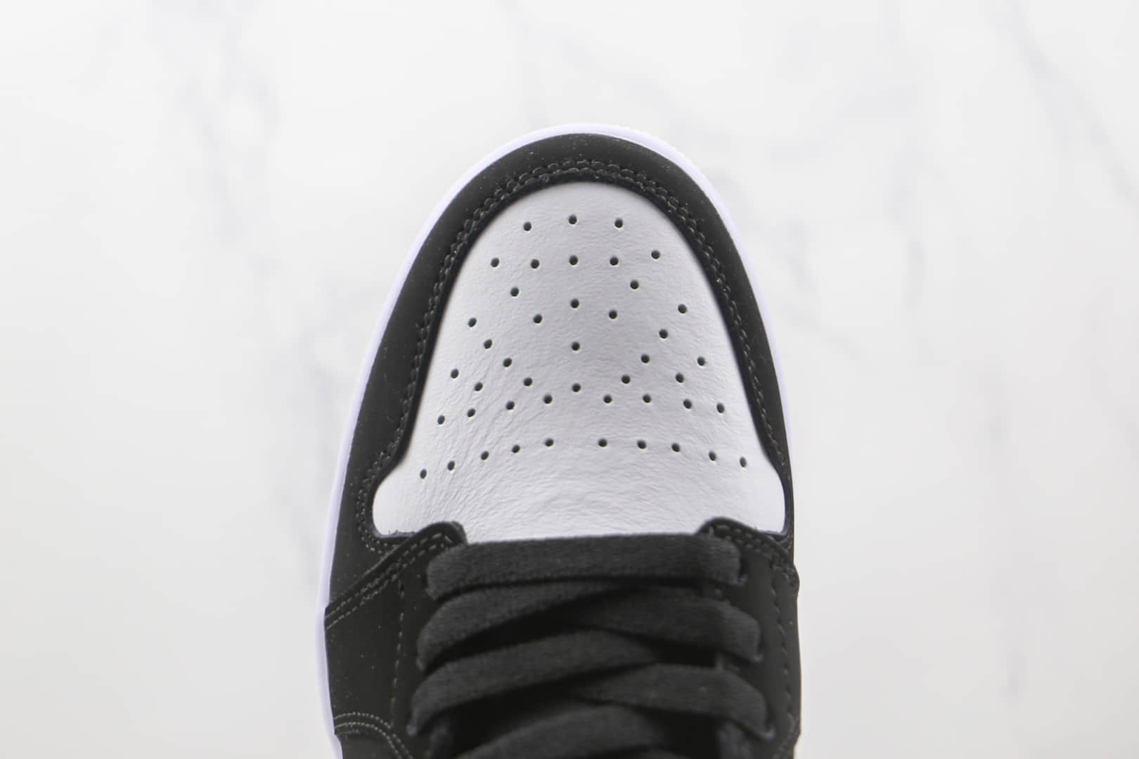 乔丹Air Jordan 1 Low纯原版本低帮AJ1黑白色板鞋原楦头纸板打造 货号:DH6931-001