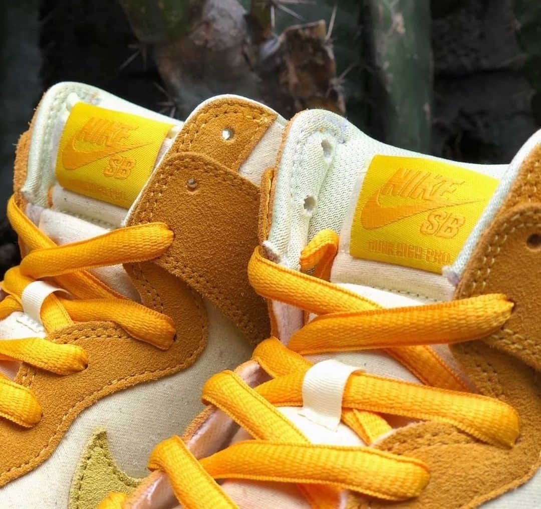 白黄菠萝!全新Nike SB Dunk Hi实物曝光! 货号:DM0808-700