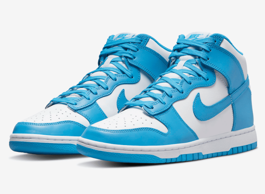 北卡内味儿有了!全新Nike Dunk Hi官图释出! 货号:DD1399-400