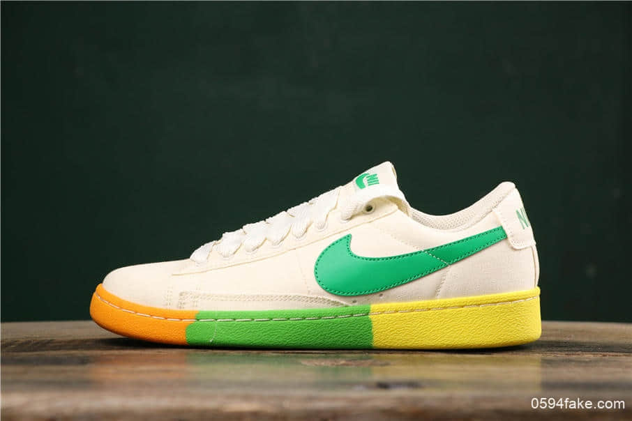 耐克Nike Blazer Bruin Low QS公司级版本彩虹果冻底低帮帆布休闲板鞋 (ID:8056) - 图片1