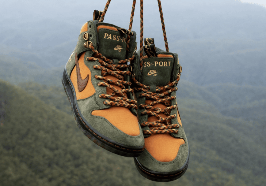 户外工装风！全新Pass~Port x Nike SB Dunk Hi下月发售！ (ID:80888) - 图片1